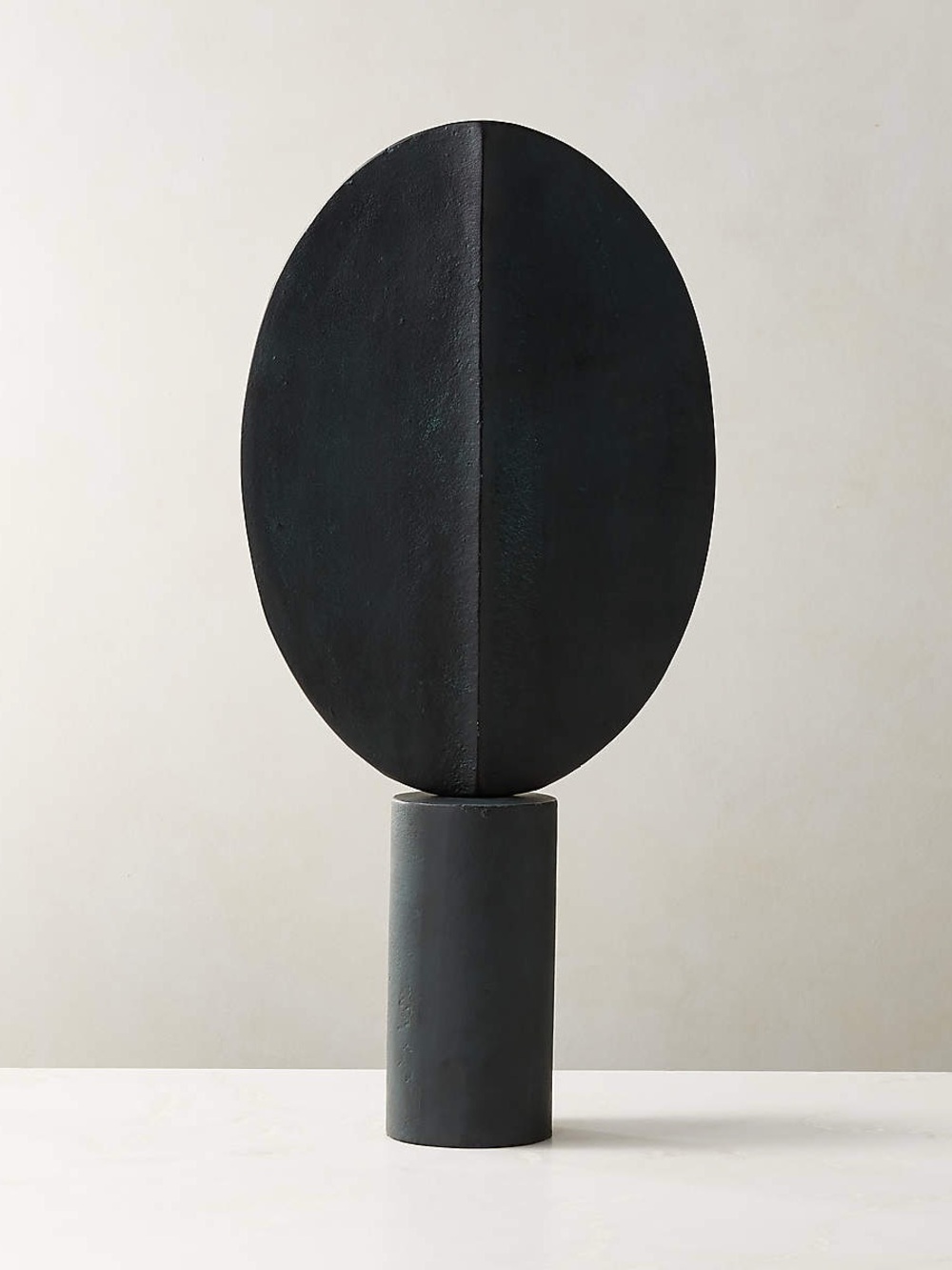 AZANDE BLACK CAST IRON SCULPTURE by CB2